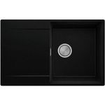 Chiuvetă bucătărie Primagran San Francisco 780-50 level Black + accesorii 500x780 MHFKC