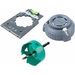 Набор головок, бит, насадок Wolfcraft Набор для установки доз 5897000