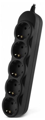 Surge Protector for UPS, SVEN EX-I5, 1.8m, 5 Sockets, Black
