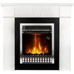 Камин электрический ArtFlame Elyon & Gala Silver, 950x1000x270mm, Alb