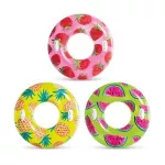 Надувной круг Intex 56261 Cerc gonflabil Fructe tropicale, D107cm, 9+