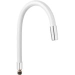 Смеситель кухонный Ferro Pipa baterie Zumba alb W100W-B