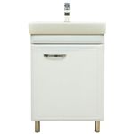 Шкаф под умывальник Bayro Allure под умыв. Neon 500 универсальный белый мат