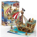 Set de construcție Cubik Fun P832h 3D Puzzle Pirate Treasure Ship
