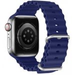 Ремешок Dux Ducis Ocean Wave Version Apple Watch 42MM/44MM/45MM, Mid-Night Blue
