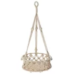 Ghiveci pentru flori Promstore 17079 Кашпо плетеное подвесное D25cm, H60cm, хлопок