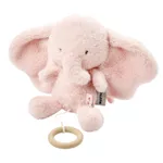 Jucărie cu pandantiv Nattou 759182 Fanfan musical plush toy elephant pink