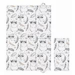 Accesoriu pentru înfășat Ceba Baby W-305-000-636 Saltea de infasat pliabila Raccoon, 60x40