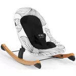 Детское кресло-качалка KinderKraft Finio KKBFINOBLK0000 black/white