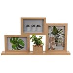 Фото-рамка Promstore 24899 на 3 фото(13x18/10x15/10x15cm) с цветком,47x26x7cm