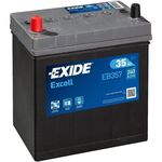 Acumulator auto Exide EXCELL 12V 35Ah 240EN 187x127x220 +/- (EB357)