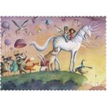 Puzzle Londji PZ557 Pocket Puzzle - My unicorn