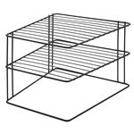 Accesoriu pentru bucătărie Metaltex 361302003 Raft dublu de colt pentru farfurii Palio Lava