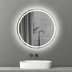 Зеркало для ванной Bayro Gama круглое 600x600 LED touch