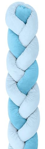 Кроватка Kikka Boo 31109050002 Protectie laterala impletita Blue, 210 cm