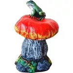 Садовая фигура Axentia 615529 Statueta Broscuta pe ciuperca ceram