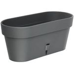 Ghiveci pentru flori Santino Jardiniera Latina Window Box (6.7L, Antracit)