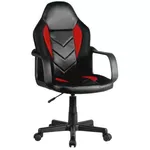 Fotoliu de birou Akord F4G FG-C18 (Black/Red)