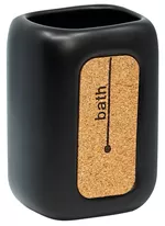 Стакан для зубных щёток Bisk 05579 CORSA negru