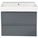 Dulap pentru lavoar Bayro подвесной Studio Stance 700 антрацит мат
