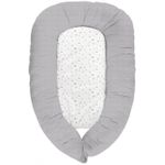 Cocon pentru bebelusi Kikka Boo 31106010089 Babynest 3 in 1 Memory Dots Grey
