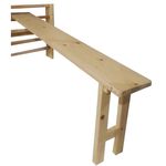 Banca pentru antrenament de forţă misc 3668 Banca abdomen pt spalier gimnastic 200*25*60 cm