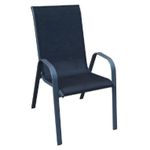 Scaun Villager Como negru (41075)