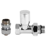 Supapă de închidere Radiva 01052K1 Robinet calorifer drept Tur PEX D1/2