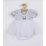 Детская одежда New Baby 42552 Платье-боди (фатин) Wonderful (grey) 62 (3-6m)