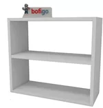 Etajeră Nex Home Biblioteca multifunctionala, 55x20x52 cm, Alb (13-06-01)