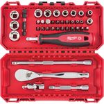 Set de unelte de mână Milwaukee 4932498381, set de chei tubulare 1/4