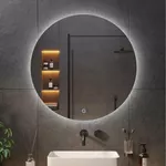 Oglindă baie Bayro Moon круглое 600x600 LED touch нейтральный
