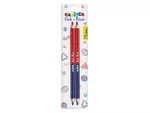 Set creioane colorate Carioca 2buc BiColor Red&Blue, blister