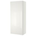 Шкаф Ikea Pax/Fardal/Komplement 100x60x236 White/White Gloss
