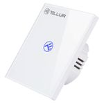 Întrerupător electric Tellur TLL331481 Intrerupator WiFi Smart, SS1N,1 port, 1800W, 10A