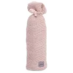 Cană cu pai Jollein 033-003-65286 Husa pentru sticluta River Knit Pale Pink
