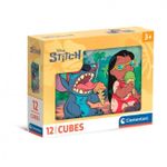 Puzzle Clementoni Cuburi STICH, 12 bucăți (41347)