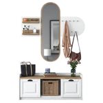 Mobilă pentru antreu Trendy EE101-1983, Nuc, 120x45x40cm (GTR001439)