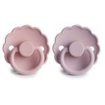 Suzeta din latex Frigg (0-6 luni) Baby Pink & Soft Lilac