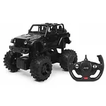 Jucărie cu telecomandă Rastar 79410 JEEP Wrangler JL with Big foot design, 1:14 neagra, 27067
