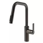 Смеситель кухонный Gessi 60972-707 Black Metal Br PVD
