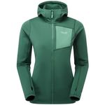 Одежда для спорта Rab Jacheta dame Superflux Hoody Green Slate 08 (QFG-14-GNS-08)