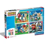Puzzle Clementoni Puzzle 4in 1 Sonic (21522)