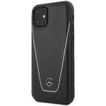 Husă pentru smartphone CG Mobile Mercedes Quilted Smooth Cover for iPhone 11 Black