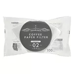 Аксессуар для кофеварки Hario PEF-02-100W+ Filtru de hîrtie 02W, 100 buc
