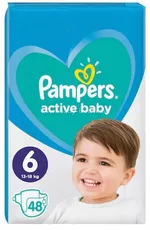 Scutece Pampers Active Baby 6 (13-18 kg) 48 buc