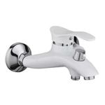 Смеситель для ванны Sandy 49013 Ergo cu pipa scurta, alb mat