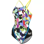 Accesoriu pentru înot AquaLung Costum baie dame CEDONIA Black Yellow 38
