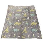 Lenjerie de pat pentru copii Toi-Toys 35562A Pătură pentru copii care luminează în întuneric, cu dinozauri