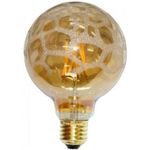 Bec DAS Light LED E27 Filament Globe Gold 4W 400lm WW, DLED-G95/4-FL Eiko